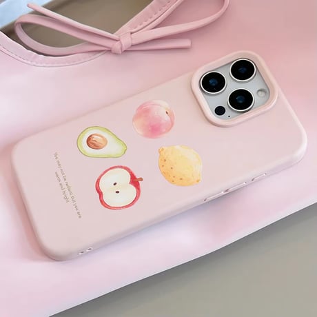 K22827 やさしいフルーツたちのiPhoneケース