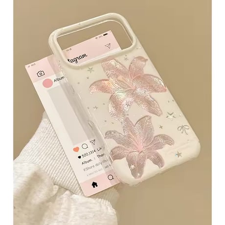 S75628 リリーブルーム iPhoneケース