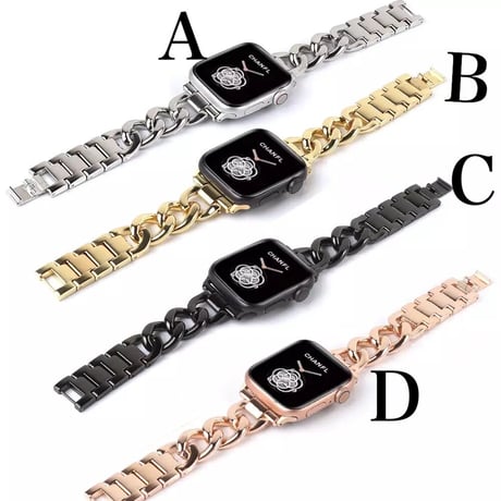 N00008 チェーンリンク メタル Apple Watchバンド