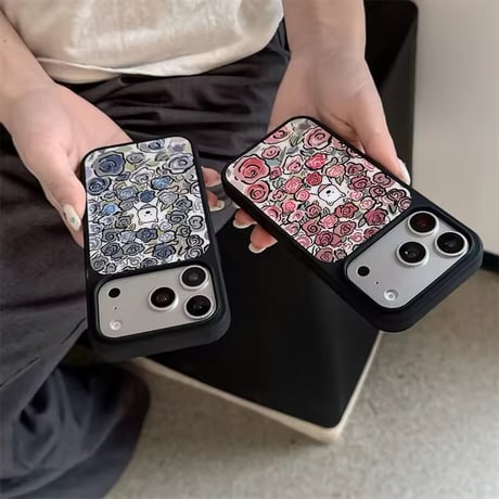 S75586 ローズパピーiPhoneケース