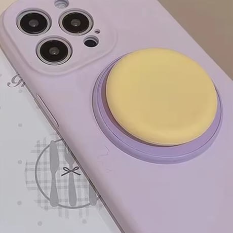 P0313 MagSafe対応 ふわころバイカラーグリップ