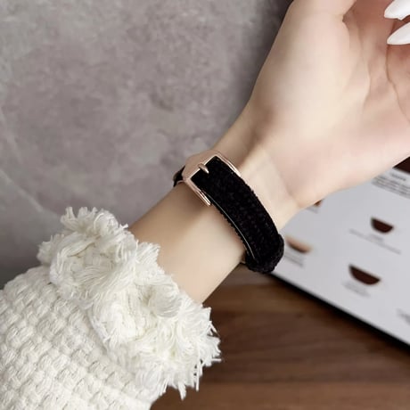 N00156 ファブリックテクスチャー Apple Watchバンド