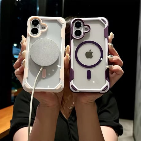 L62096 エッジカラーバンパー MagSafe対応 iPhoneケース