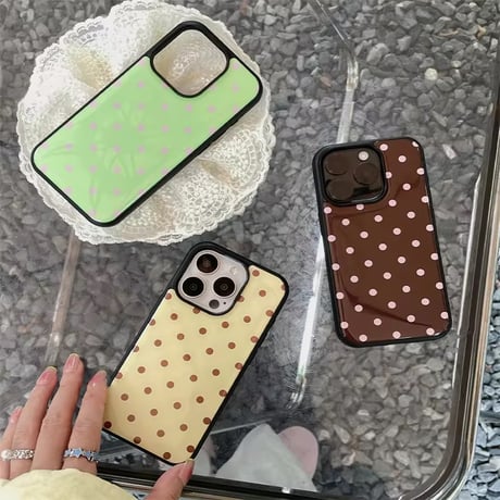 S75611 レトロドット iPhoneケース