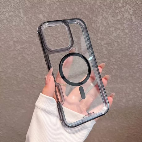 【即納商品】L62252 カラフルクリア MagSafe対応ケース