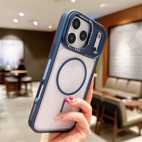 L62338 メタリックフレーム MagSafe対応 iPhoneケース
