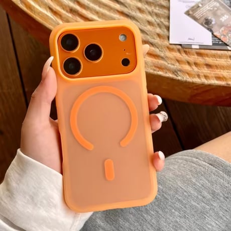 S75426 ふんわりマットカラー MagSafe対応iPhoneケース