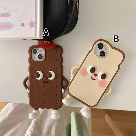 S75396 にこにこビスケット 立体iPhoneケース