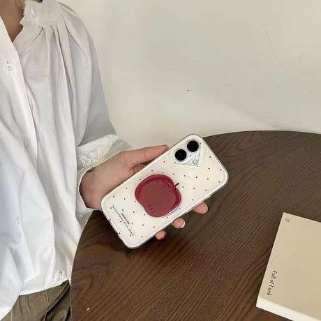 K22704 アップルグリップ付きiPhoneケース