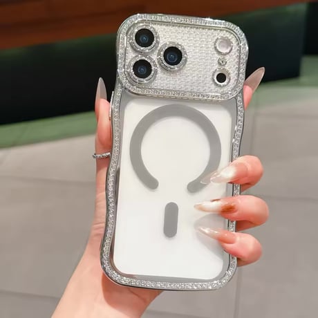 L62422 ジュエルフレーム MagSafe対応iPhoneケース