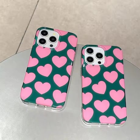 S75414 ピンクハートポップiPhoneケース