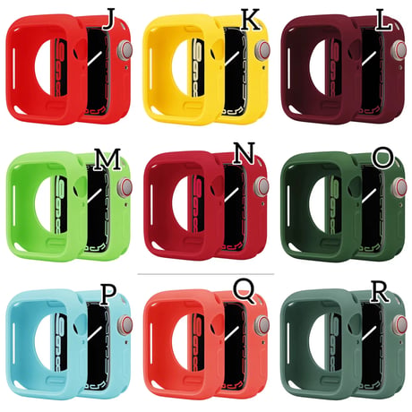 N00181 カラフルシリコン Apple Watchケース