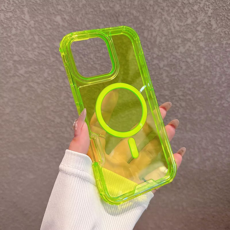 L62252 カラフルクリア MagSafe対応ケース | nanomita