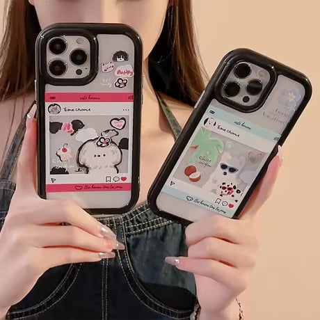 S75595 ポップフィードわんちゃんiPhoneケース