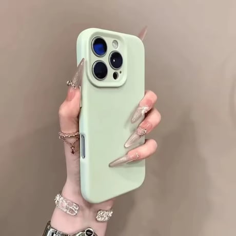S74913 シンプルマットカラフル iPhoneケース