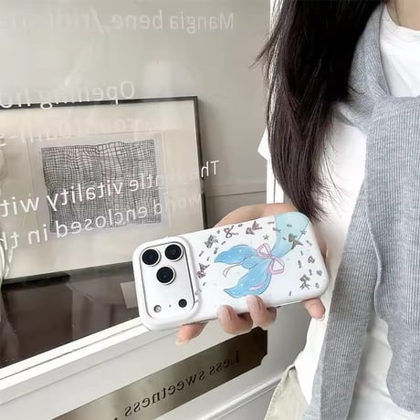 S75670 マーメイドリボンチャーム付き iPhoneケース