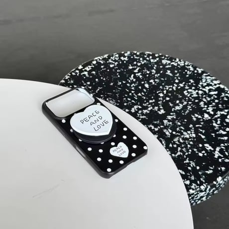 K23106 ハートMagSafeグリップドットiPhoneケース