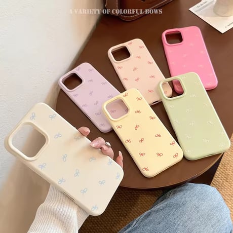 S75005 カラフルリボン iPhoneケース