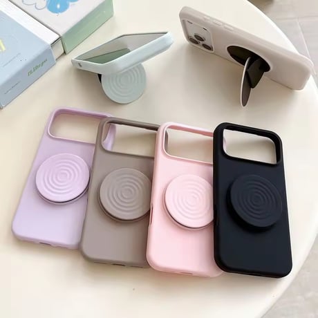 K22926 ラウンドグリップ付きiPhoneケース