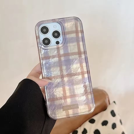 S75241 ウォームチェック ニュアンスiPhoneケース