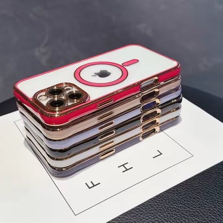 L62315 メタリックフレーム MagSafe対応 iPhoneケース