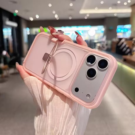 K23077 リングスタンド付きiPhoneケース
