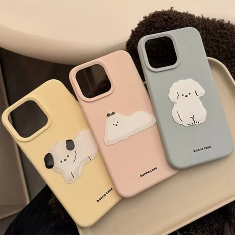 S74606 つるつやわんこのスマホケース