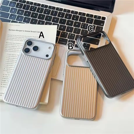 S75019 スマートストライプ耐衝撃ケース（MagSafe対応）iPhoneケース