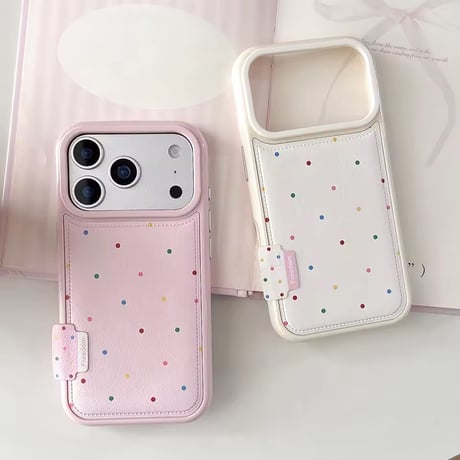 S75313 カラードット デザインiPhoneケース