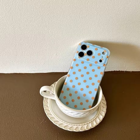 S75189 ポルカドット iPhoneケース