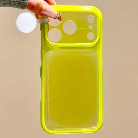 L62483 ネオンクリアカラーiPhoneケース