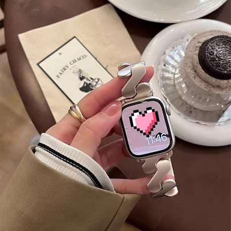 N00177 ツイストメタル Apple Watchベルト