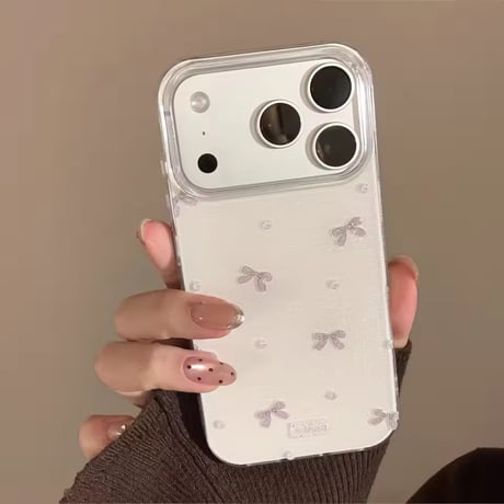 S75423 ミニリボンきらめきiPhoneケース