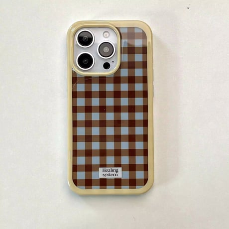 S74465 レトロチェック iPhoneケース