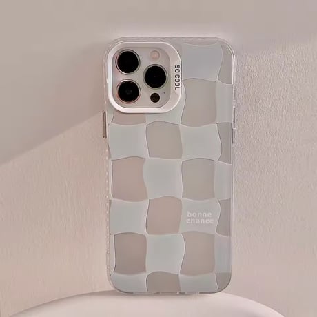S75567 ニュアンスチェッカーフラッグ iPhoneケース