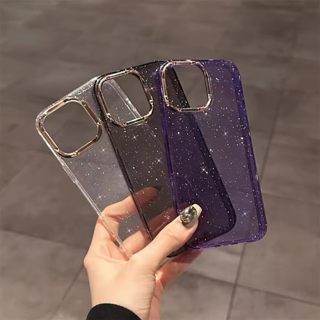 L62113 スターダストグリッターiPhoneケース