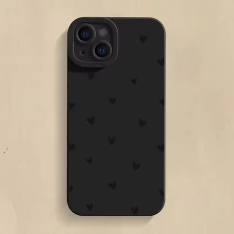 S74765 ちびハートドット iPhoneケース