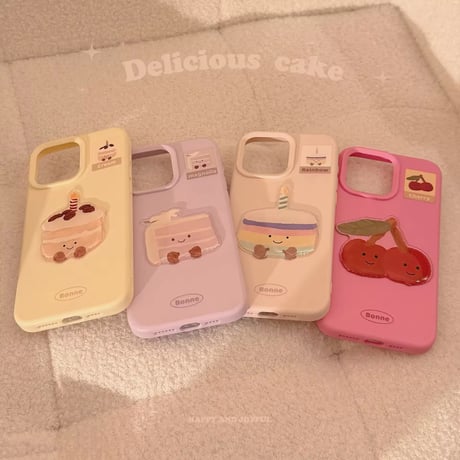 S74344 ゆるカフェスイーツ iPhoneケース