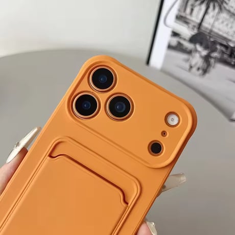 K23066 スライド式カードポケット付きiPhoneケース