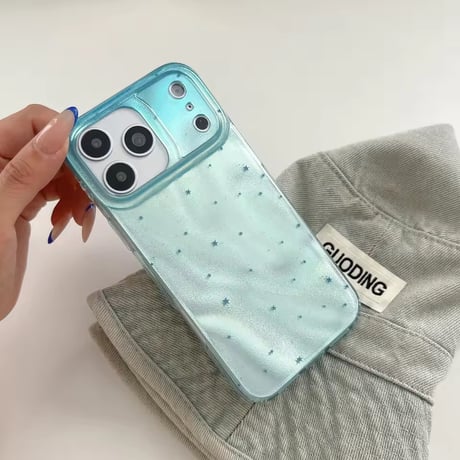 S75705 オーロラウェーブ グラデーションiPhoneケース