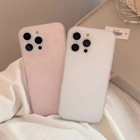 S74752 ピュアハートドットiPhoneケース