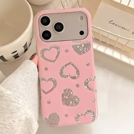 S75685 キラめきハートスター iPhoneケース