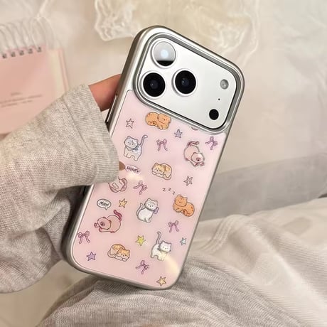 S75625 おやすみにゃんこ iPhoneケース