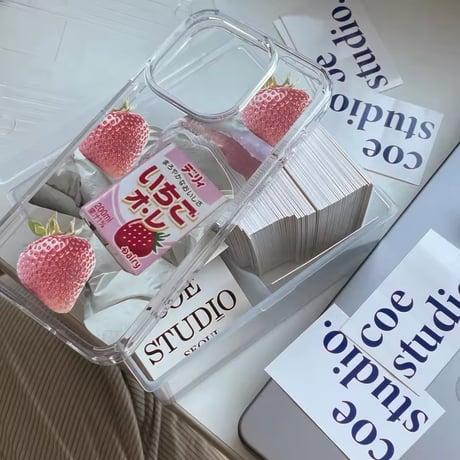 S74365 ポップデザイン クリア iPhoneケース