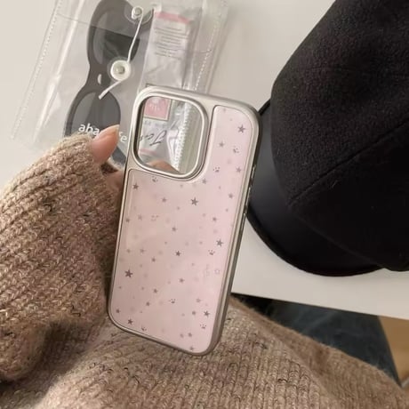 S74520 ほしぞらピンクのiPhoneケース
