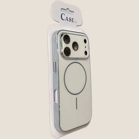 S75099 メタリックフレーム MagSafe対応iPhoneケース