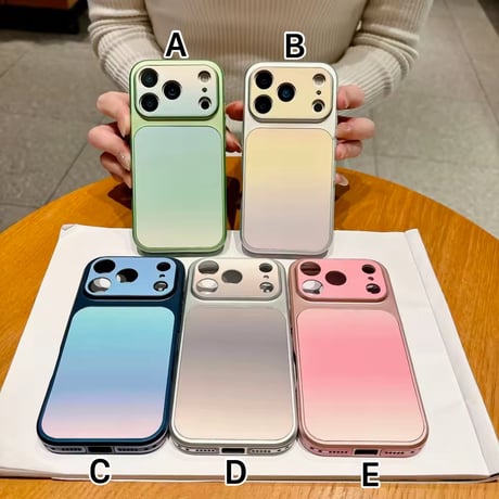 S75531 グラデーションカラーiPhoneケース