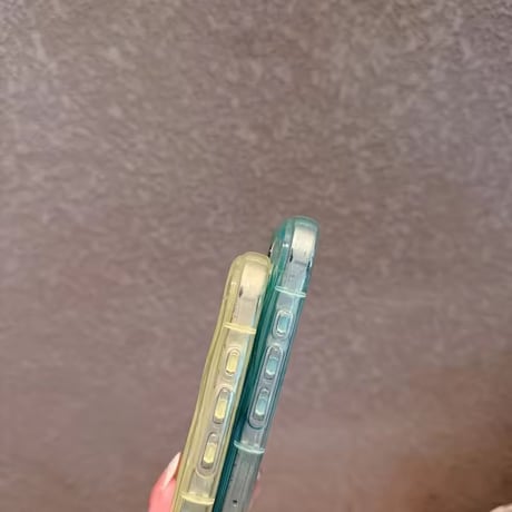 L62410 ウェーブフチクリアiPhoneケース