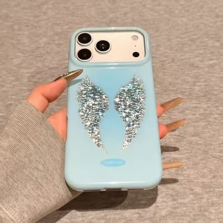 S75675 エンジェルウィンググリッター iPhoneケース
