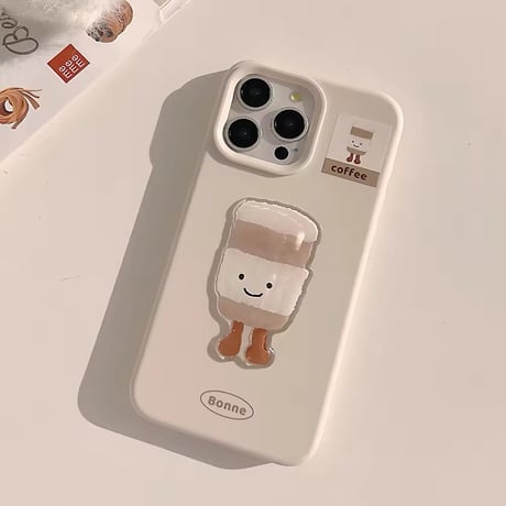 S74344 ゆるカフェスイーツ iPhoneケース